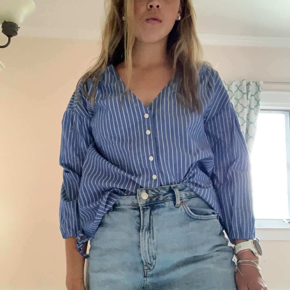 Madewell Striped Blouse